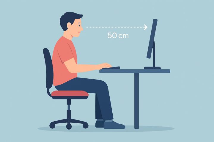 Garde une bonne distance avec ton écran