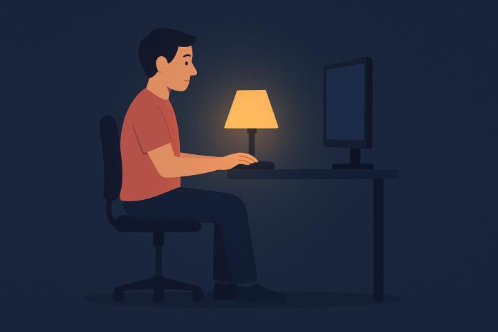 Utilise une bonne lumière ambiante